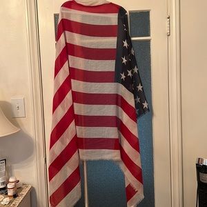 Old Navy American Flag Scarf/Sarong